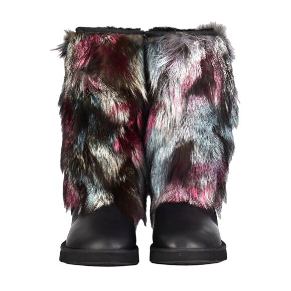 C8 NIB AU & MU AUSTRALIA N613 Wmns Sheepskin Fur Winter Snow Boots Size 12 - Picture 4 of 11